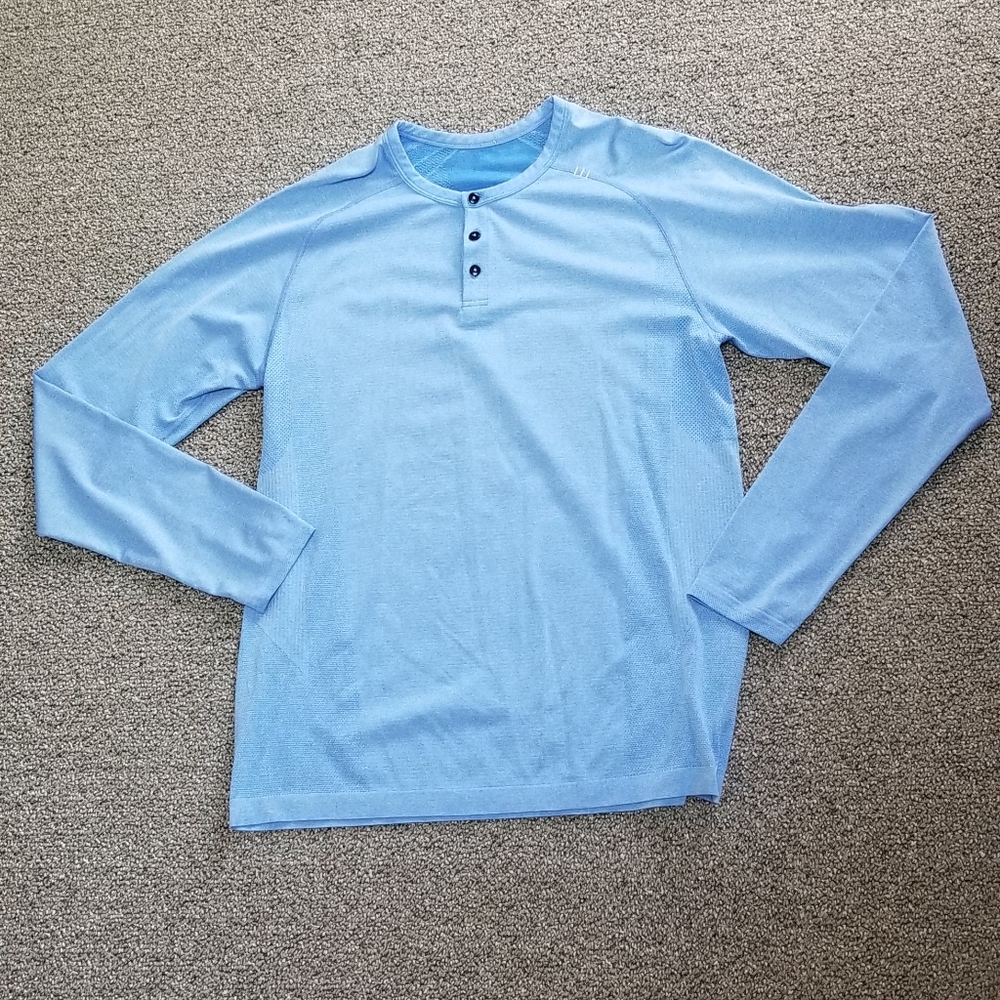 lululemon Metal Vent Henley Long Sleeve
